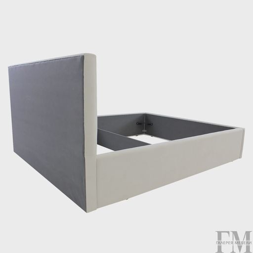 Кровать с подъемным механизмом «Регги», молочная